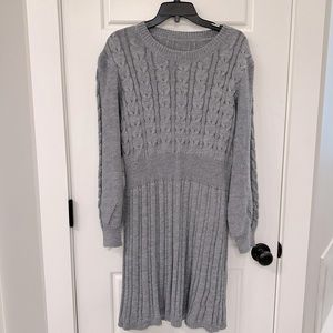 Shein gray sweater dress